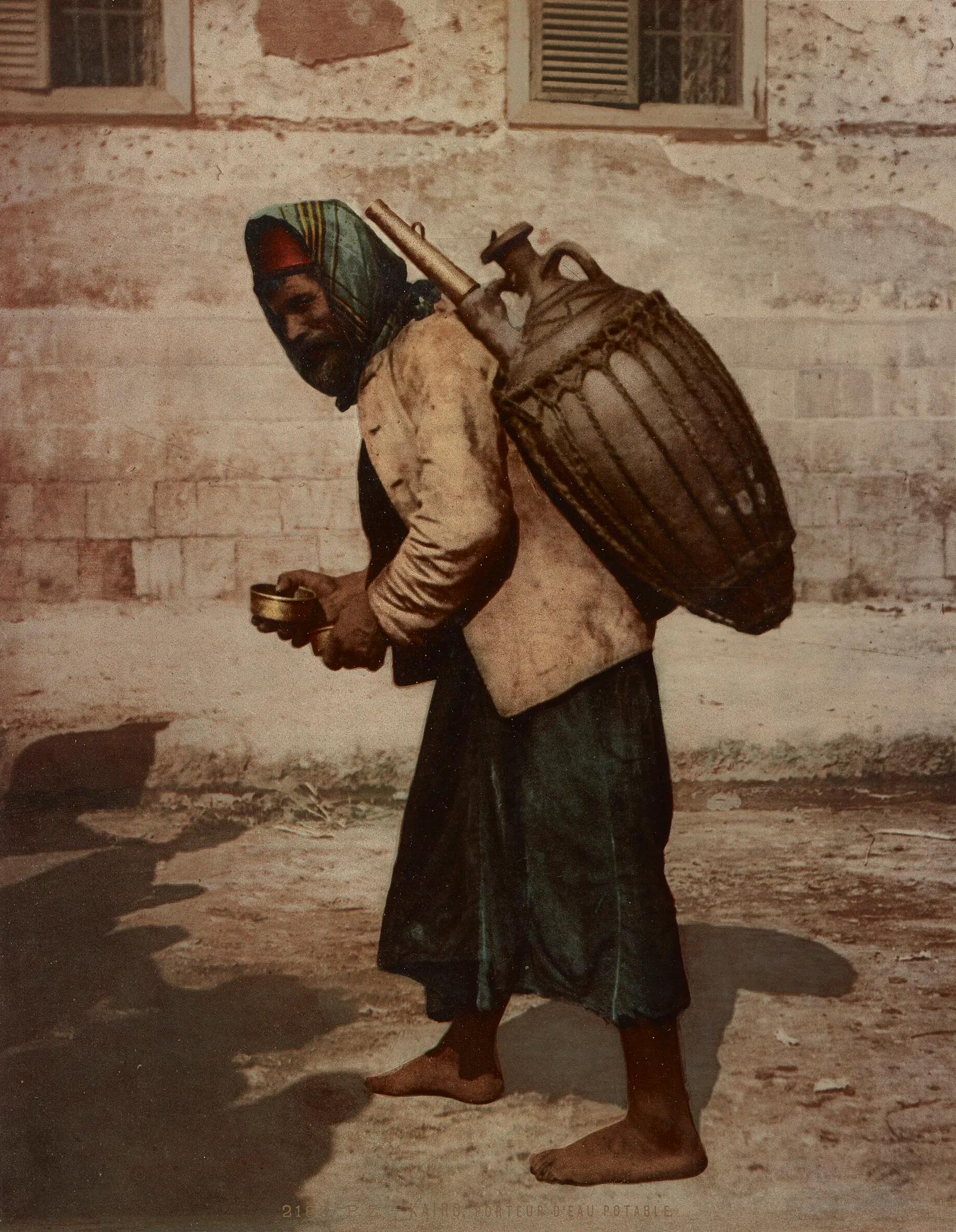 Le Porteur d’eau potable, Le Caire, Égypte, 1890–1900