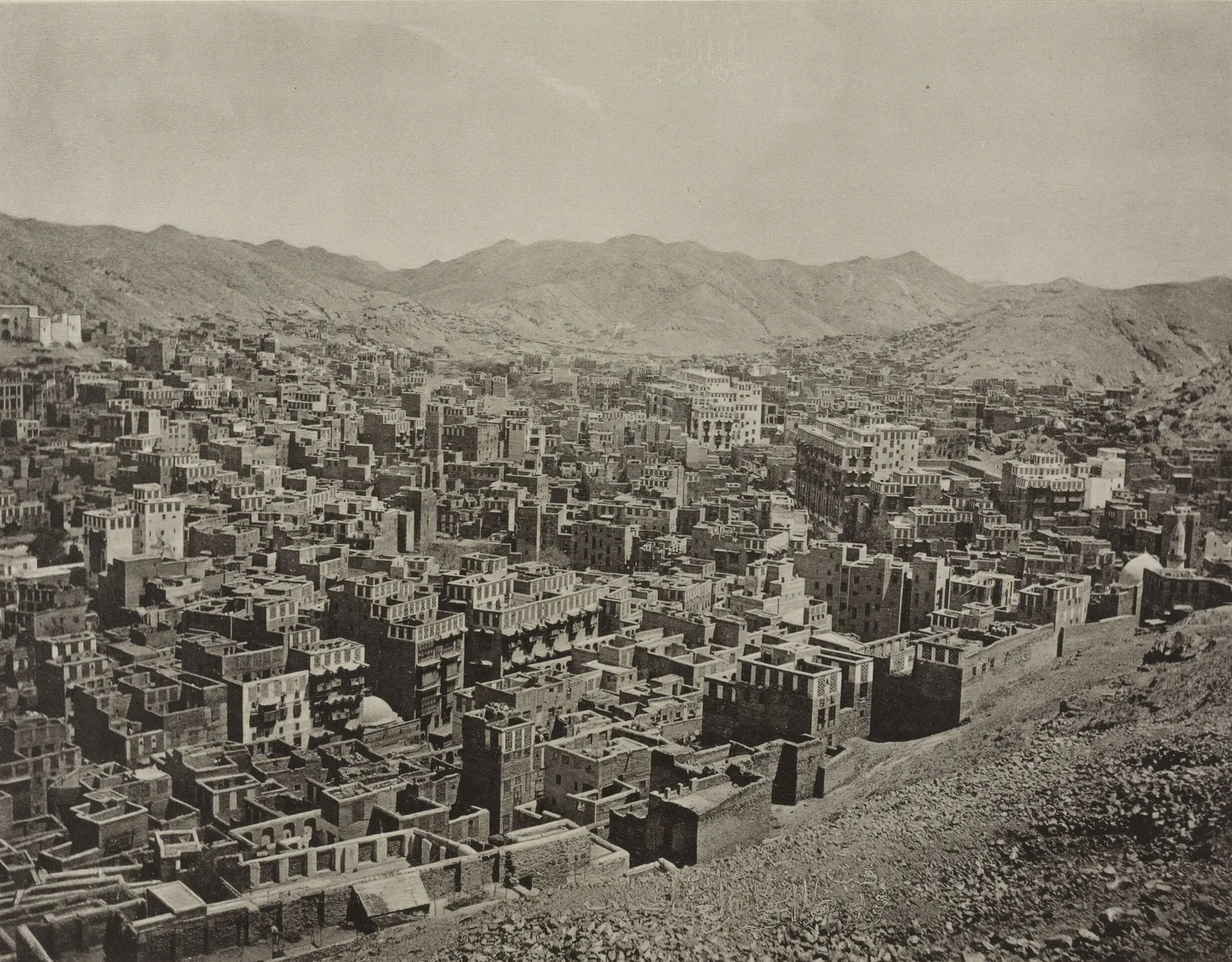 Vue générale, La Mecque, Arabie saoudite, 1889