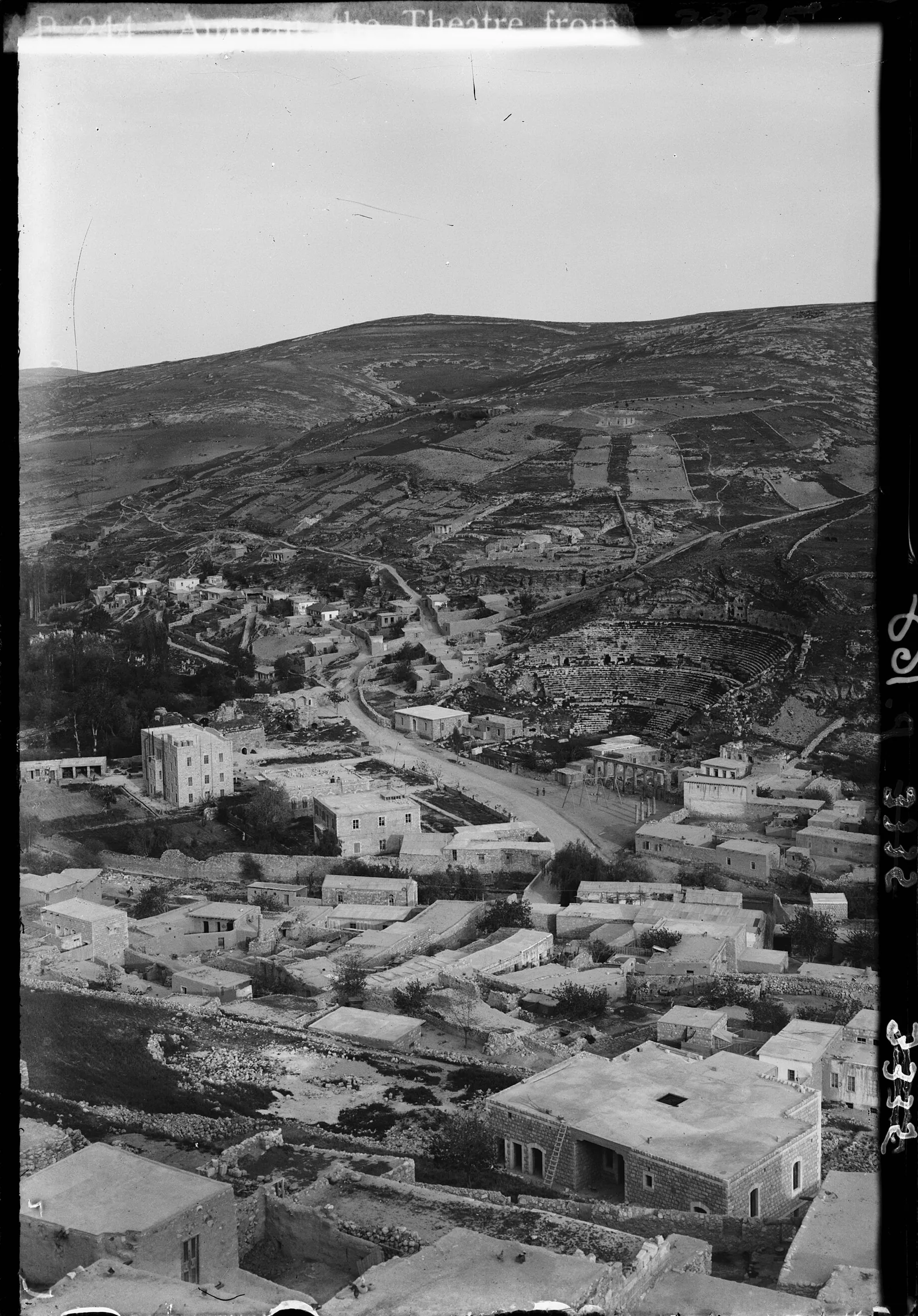Le Théâtre romain, Amman, Jordanie, 1920–1935