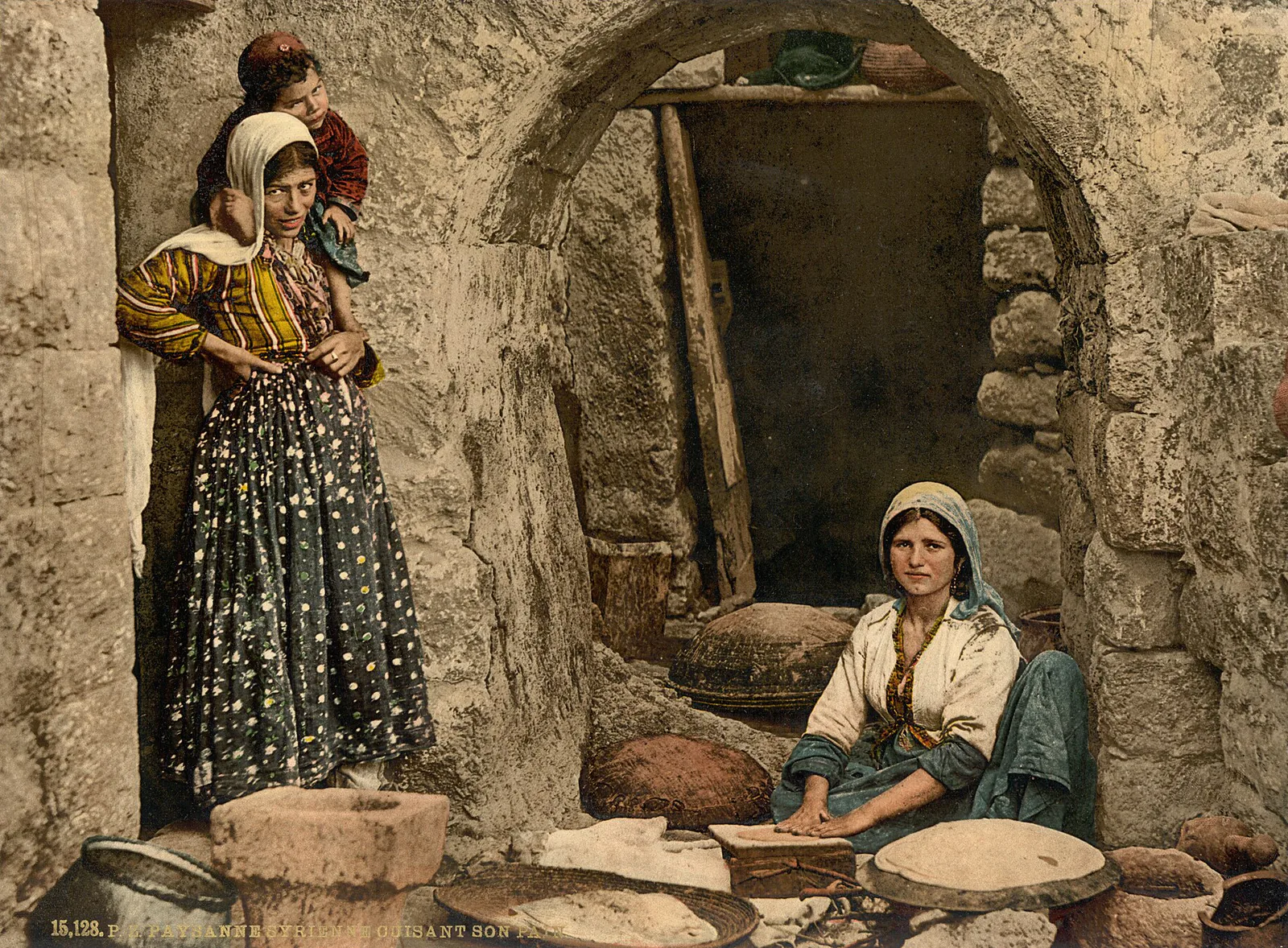 La Cuisson du pain, Syrie ottomane, 1890–1900