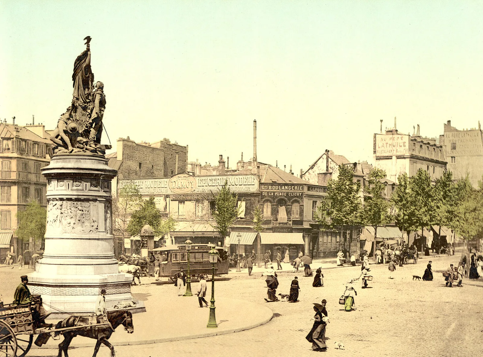 La Place Clichy, Paris, France, 1890–1900