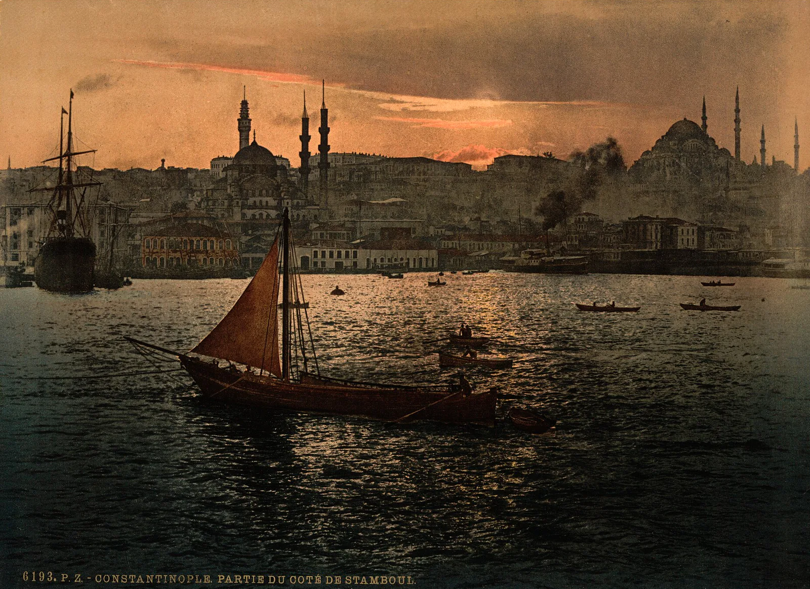 Du côté de Stamboul, Constantinople, Turquie ottomane, 1890–1900