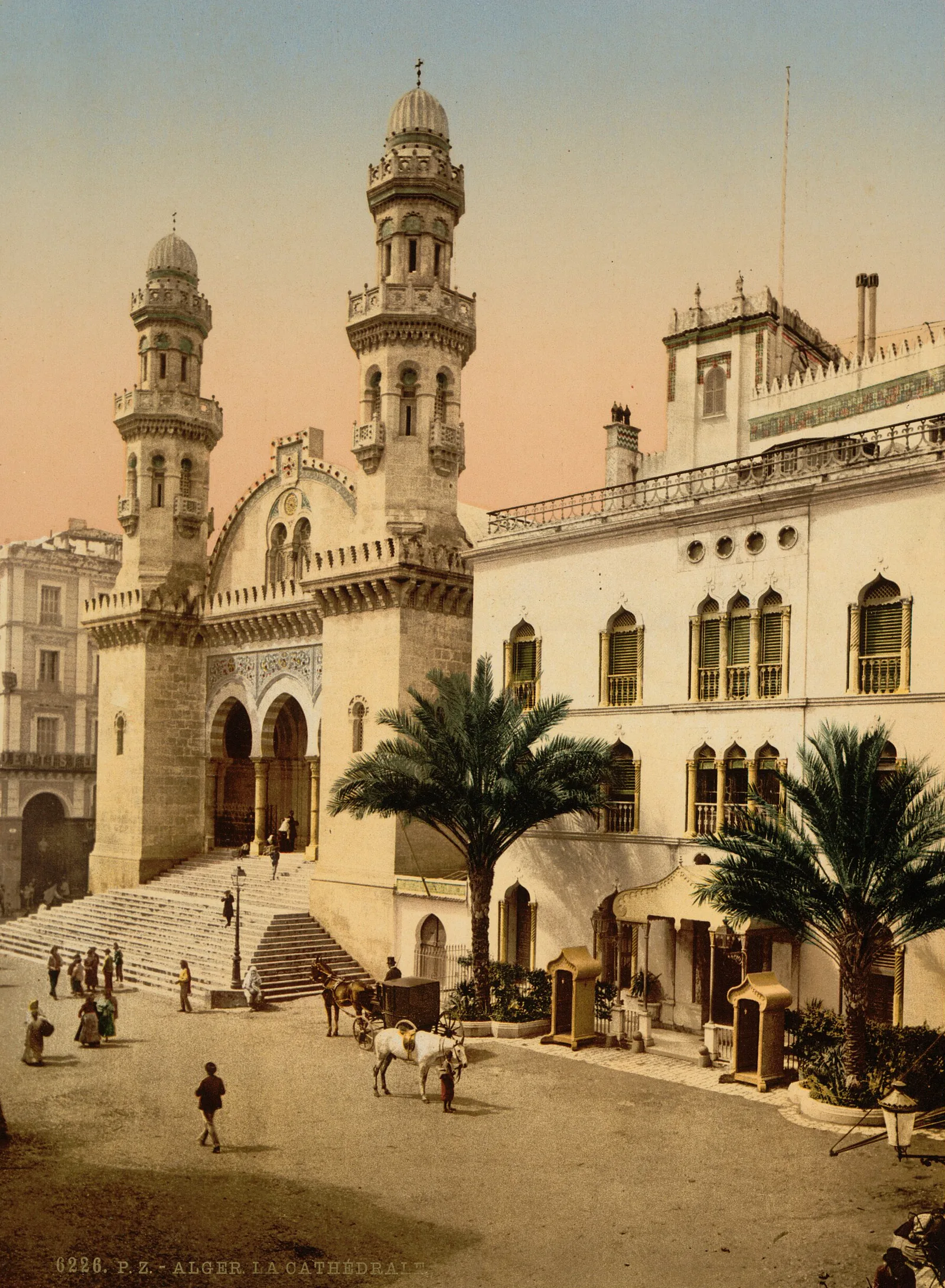 La Cathédrale, Alger, Algérie, vers 1899