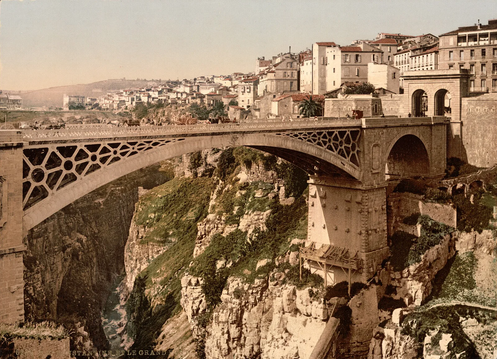 Le Grand Pont, Constantine, Algérie, vers 1899