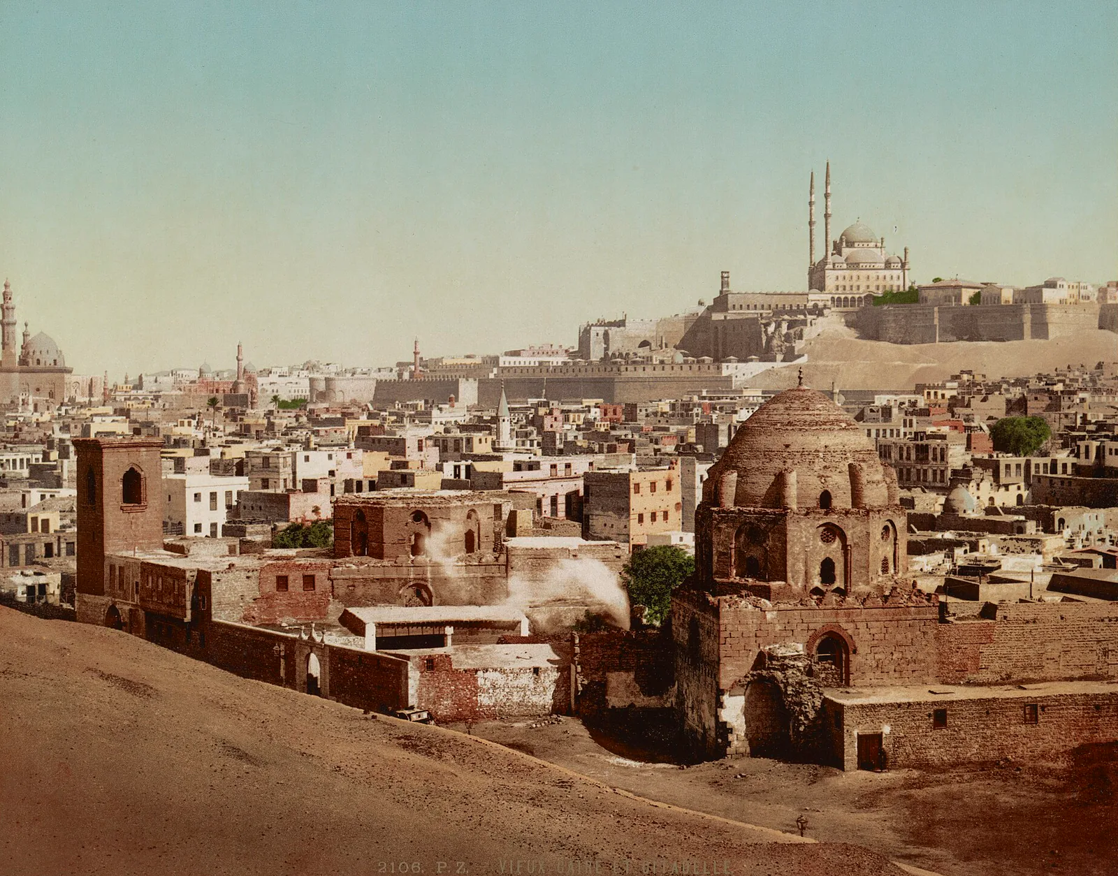 Le Vieux Caire et la Citadelle, Le Caire, Égypte, 1890–1900