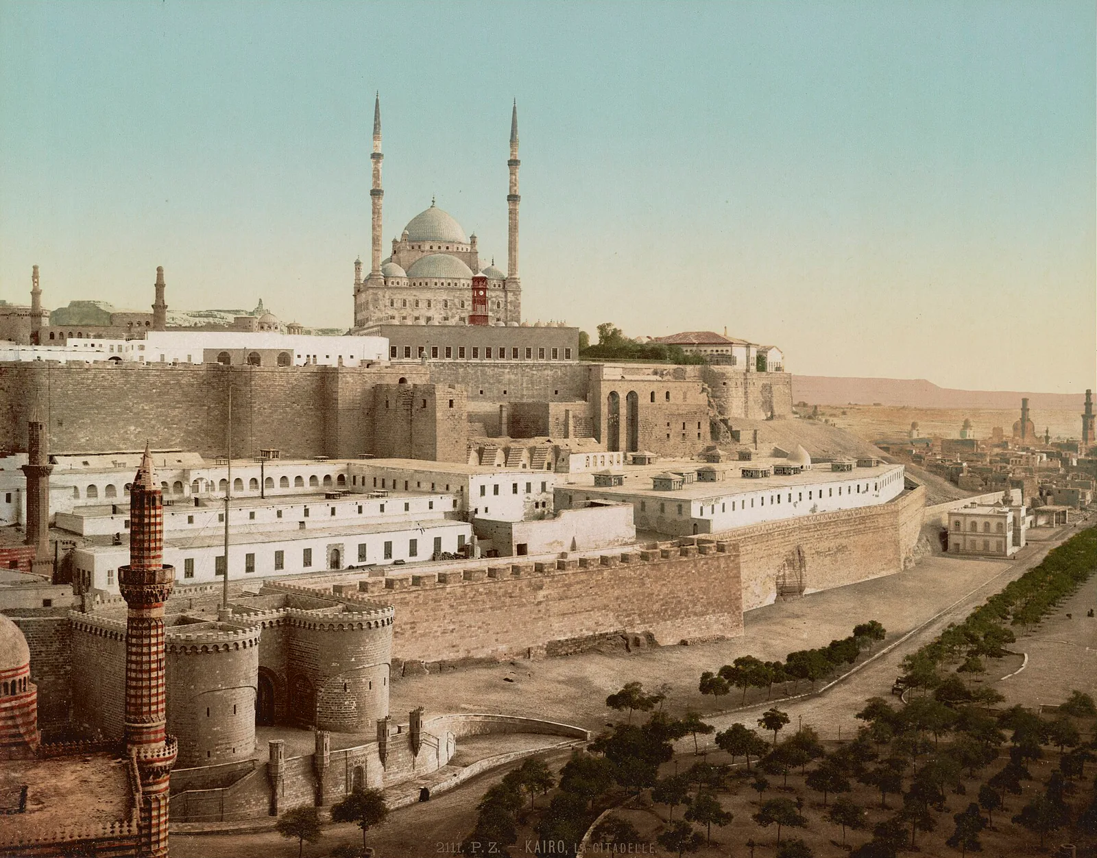 La Citadelle, Le Caire, Égypte, 1890–1900