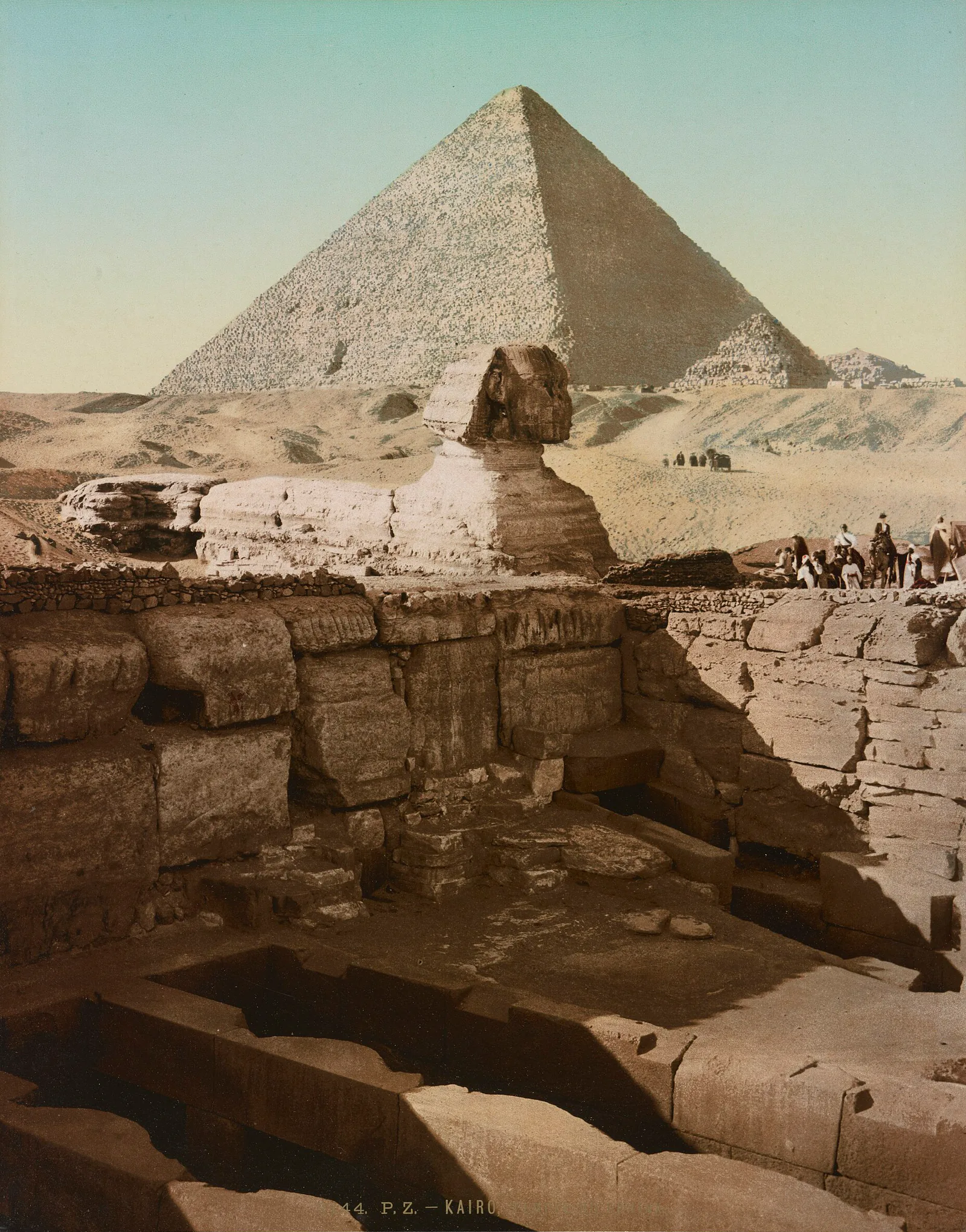 Le Temple du Sphinx, Le Caire, Égypte, 1890–1900