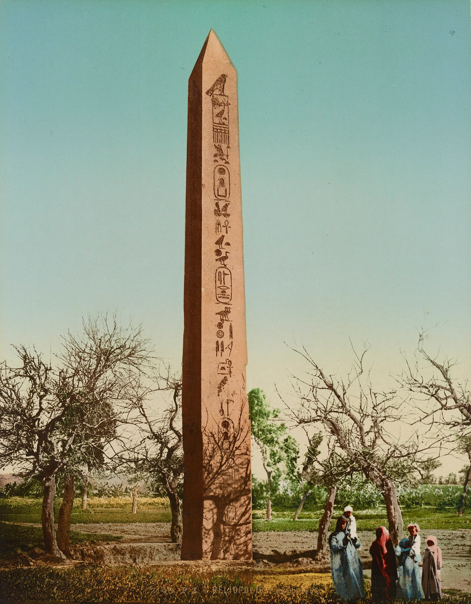 L’Obélisque, Héliopolis, Égypte, 1890–1900