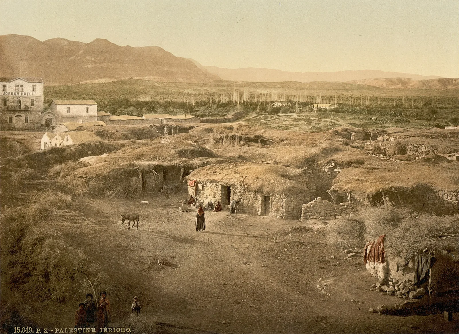 Vue générale, Jéricho, Palestine ottomane, 1890–1900