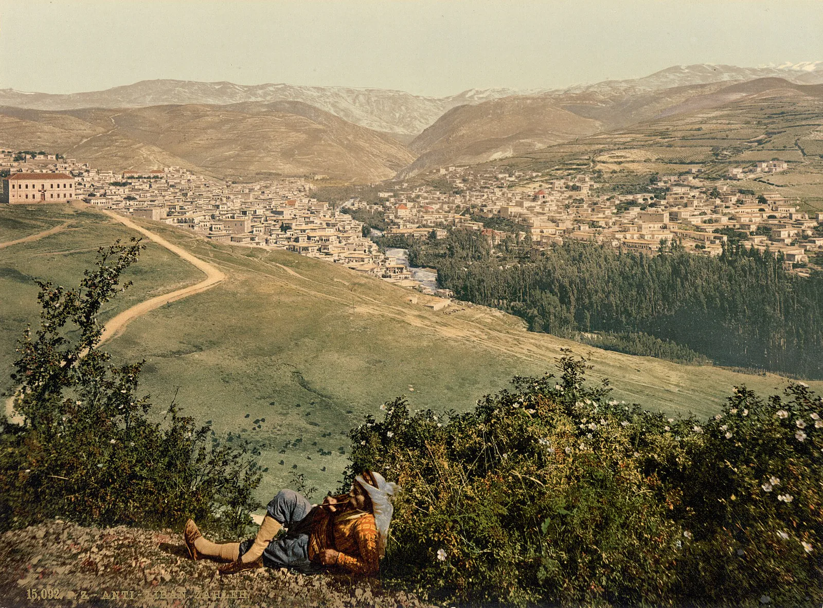 La Ville dans la vallée, Zahlé, Liban ottoman, 1890–1900